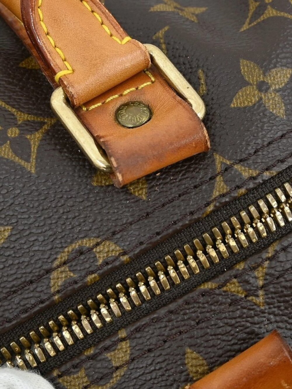 LOUIS VUITTON KEEPALL BANDOULIERE 55 TRAVEL BAG - Picture 9 of 13